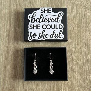 NEW … Twisted “Silver” Dangle Earrings